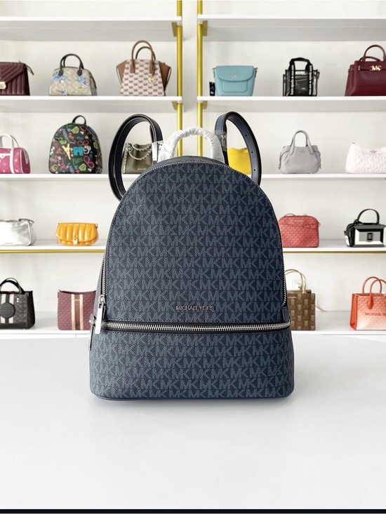 Michael Kors Other - Michael Kors Rhea Dark Blue  Medium Backpack